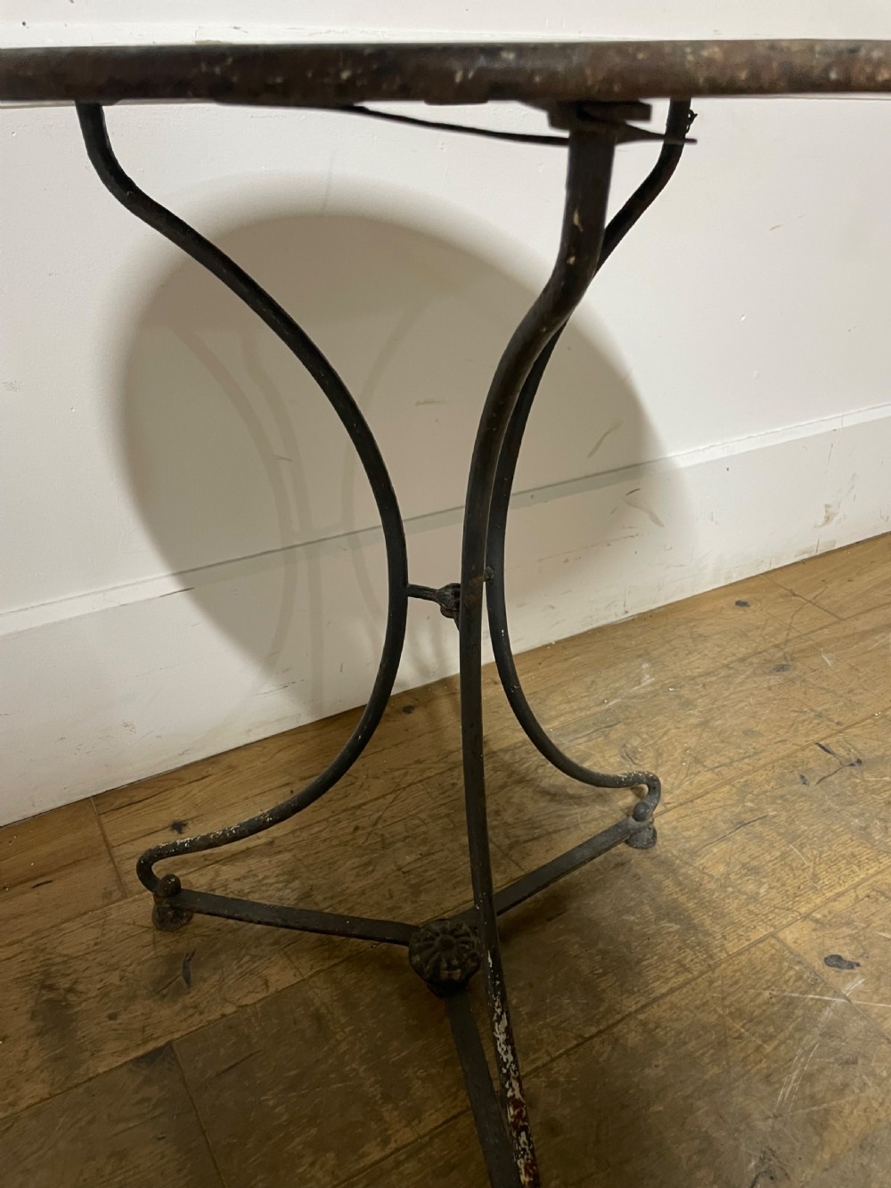 Arras style folding bistro table  View V