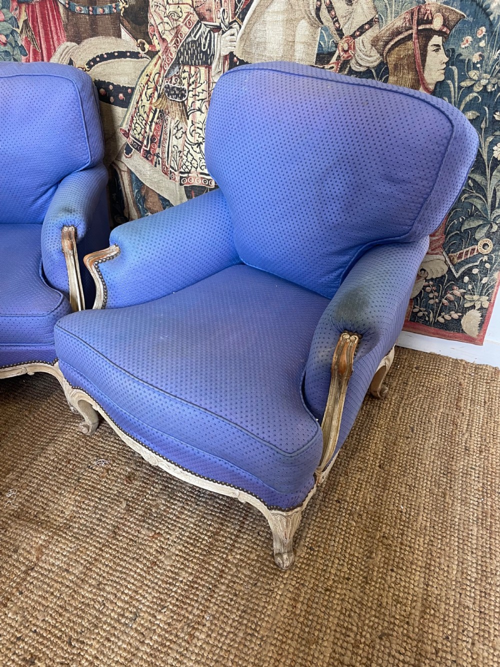 Pair of French armchairs  View II