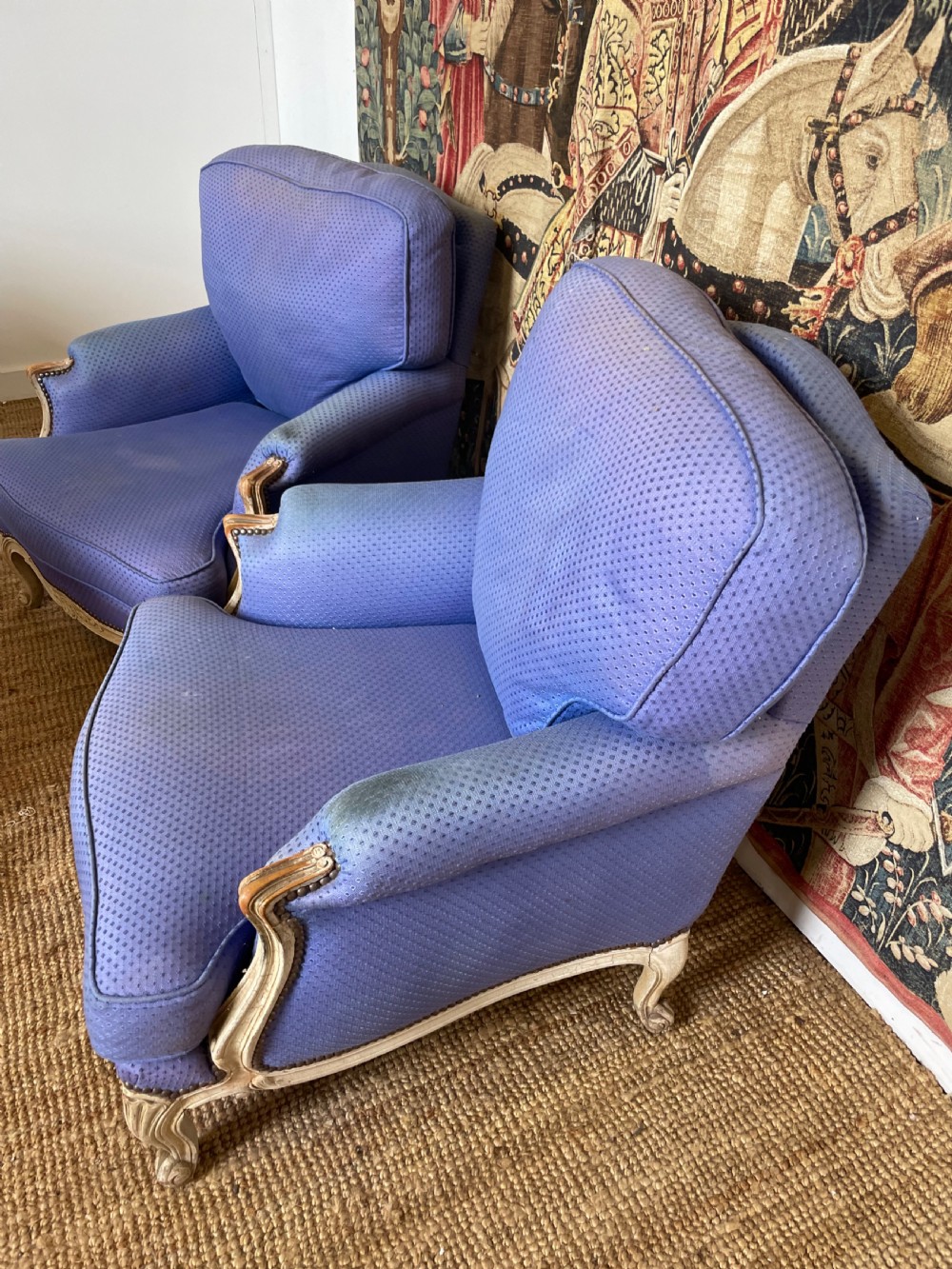 Pair of French armchairs  View V