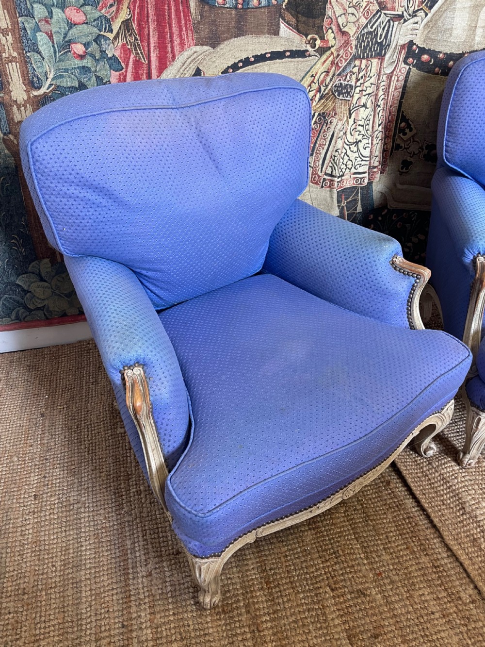 Pair of French armchairs  View X