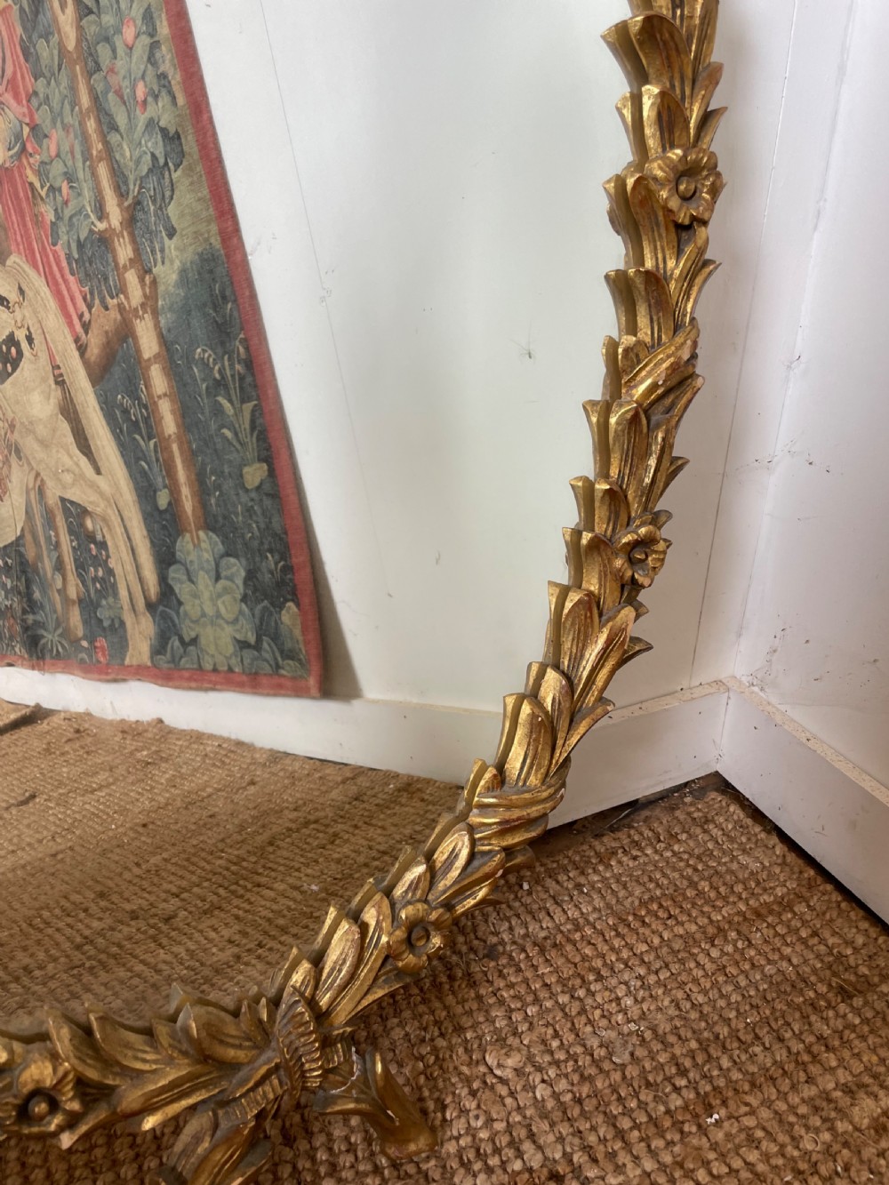 1930’s Italian carved wood mirror  View VII