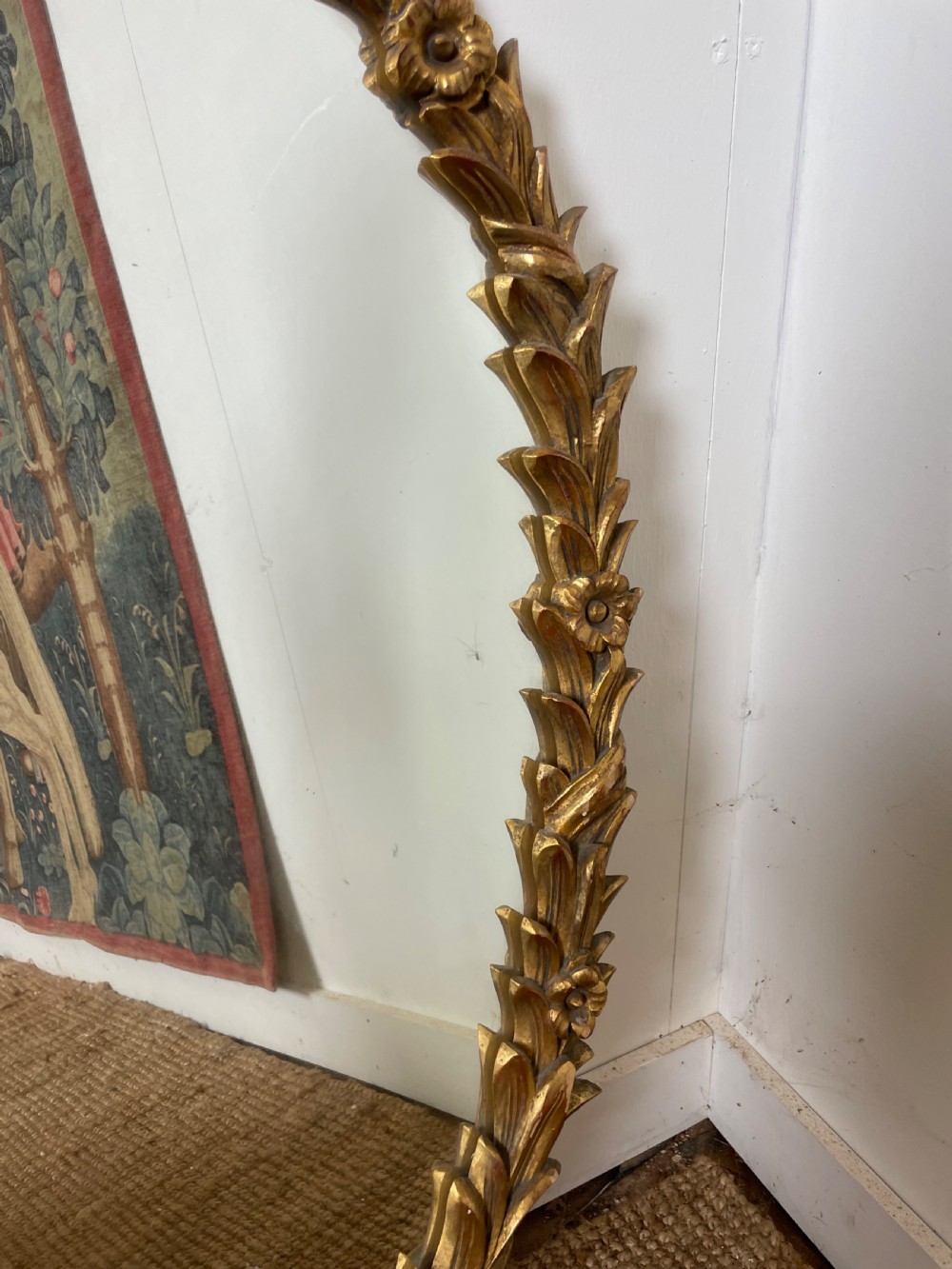 1930’s Italian carved wood mirror  View VIII