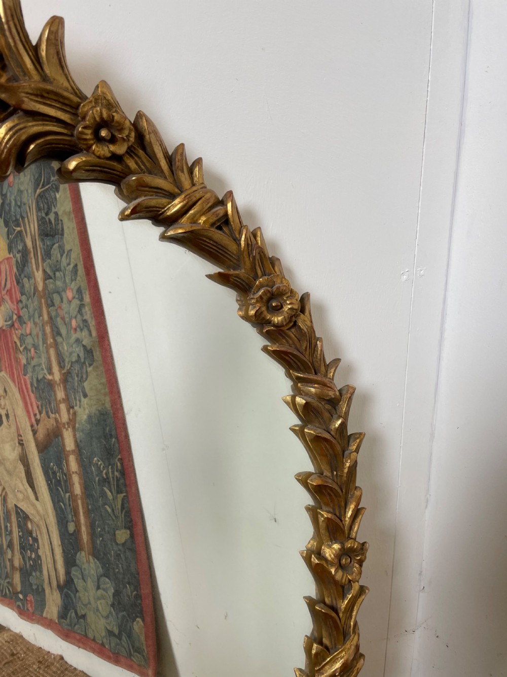 1930’s Italian carved wood mirror  View IX