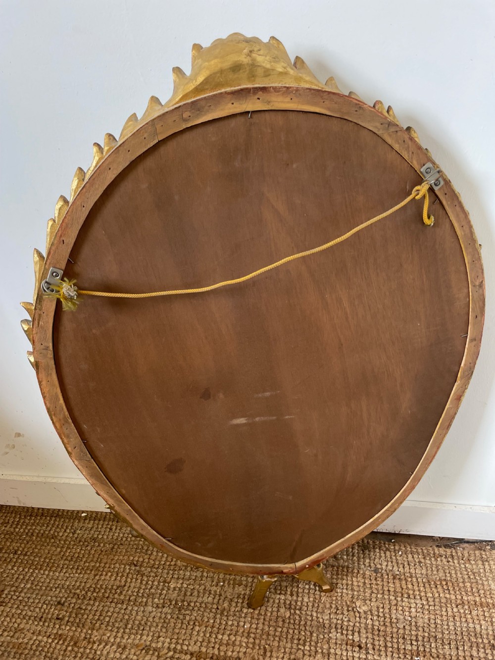 1930’s Italian carved wood mirror  View XII