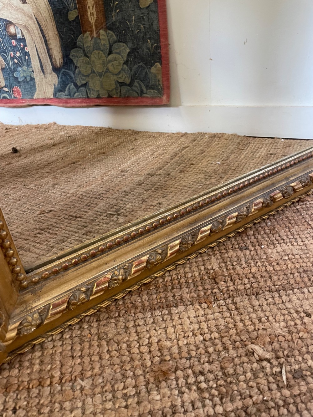 Large 19th century gilded over mantle shell motif   View VIII