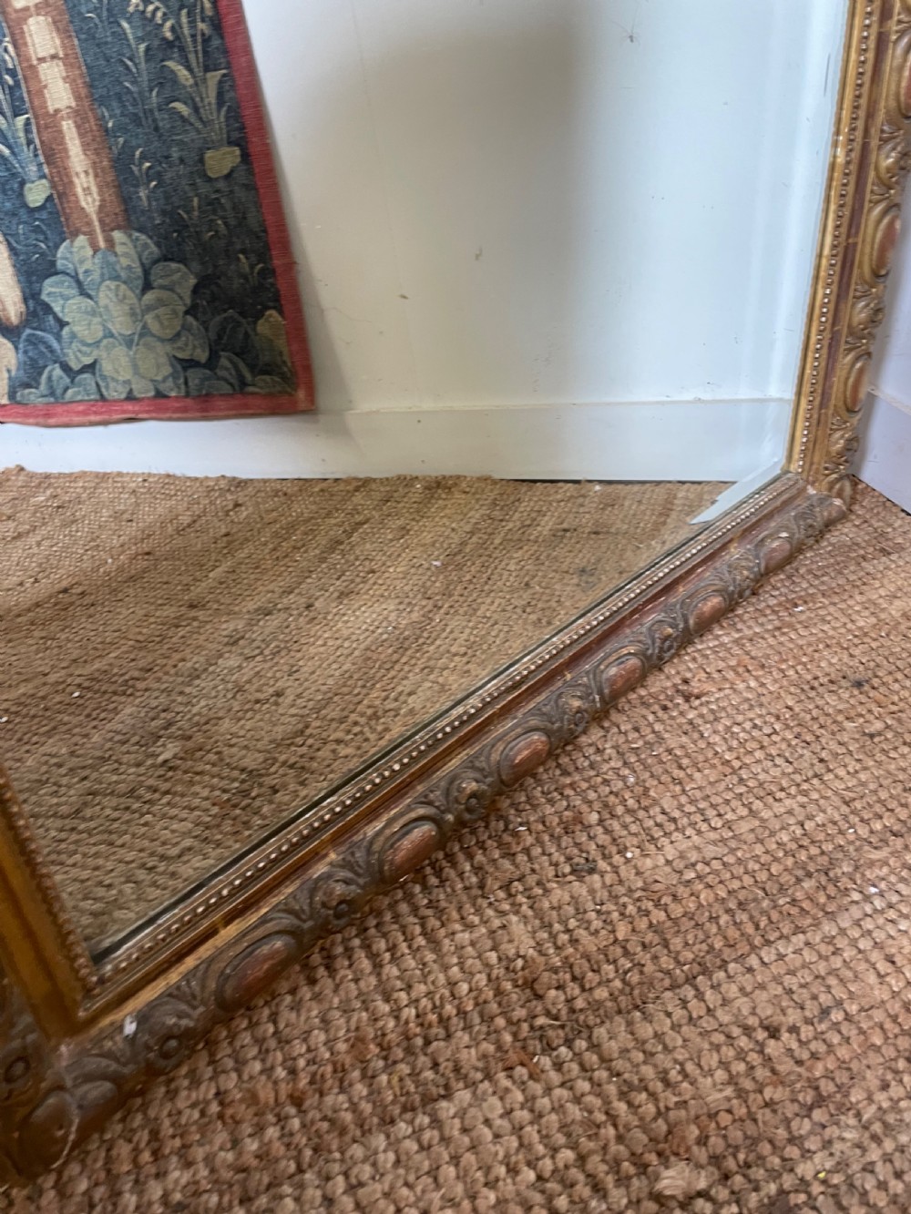 Decorative 19th century gilded over mantle  View VII