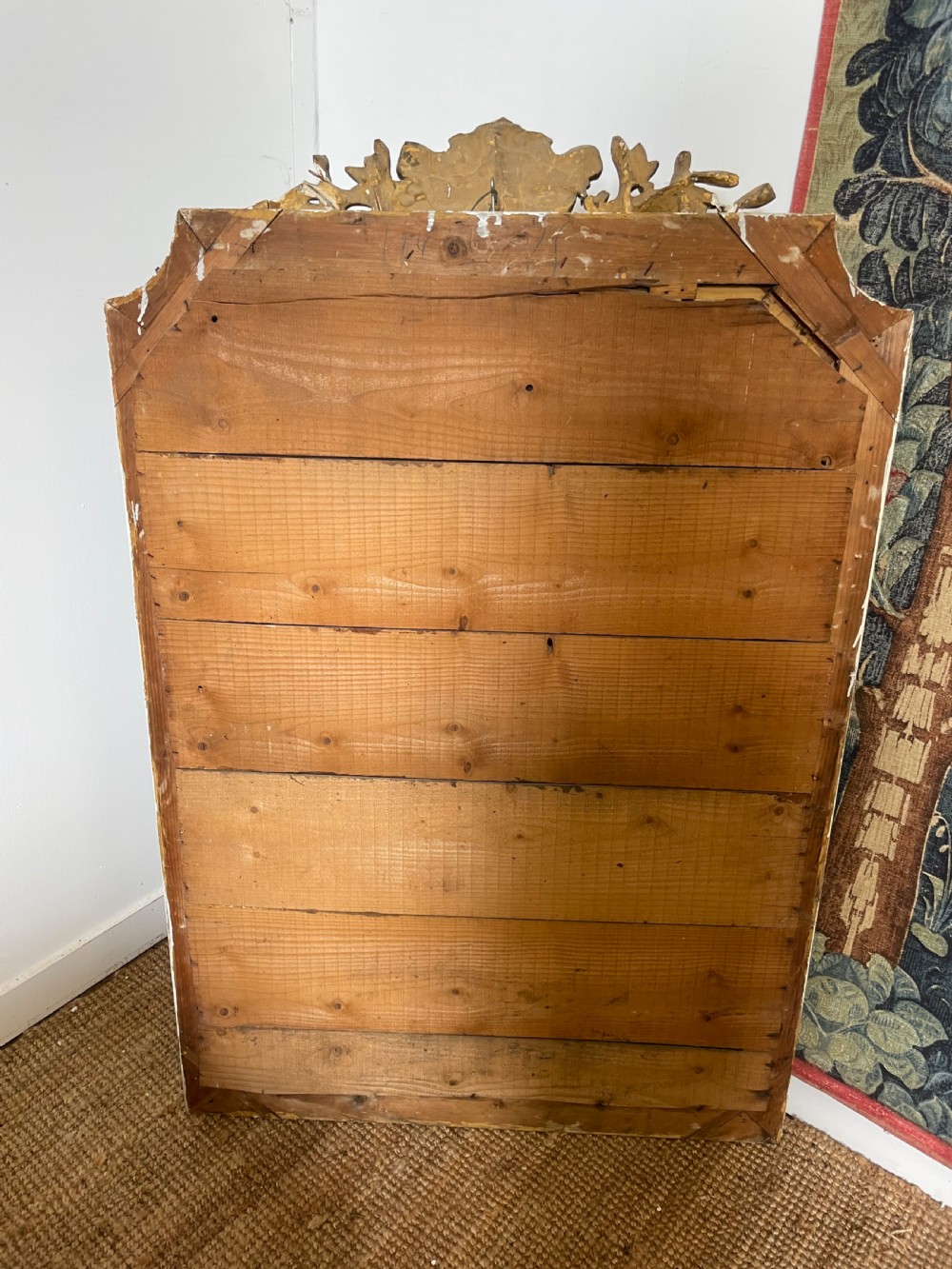 Decorative 19th century gilded over mantle  View XV