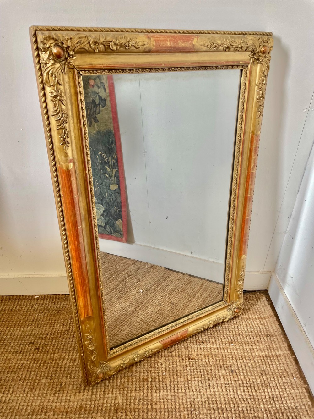Pretty 19th century gilded mirror 