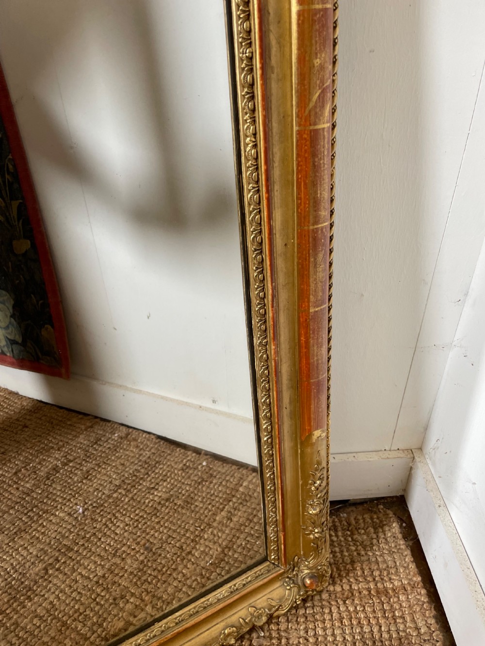 Pretty 19th century gilded mirror  View VI