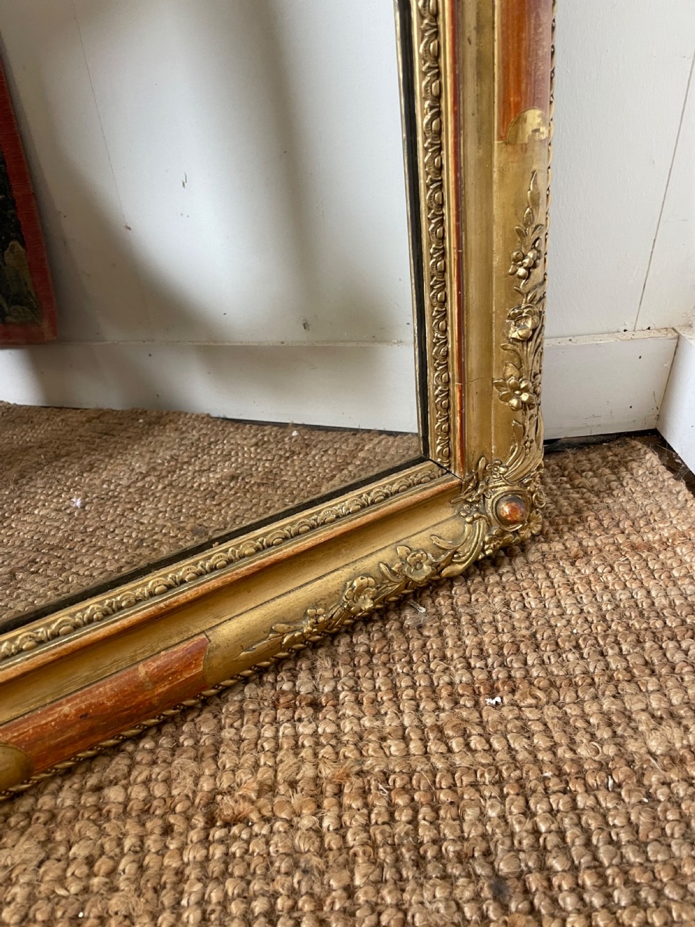 Pretty 19th century gilded mirror  View VII