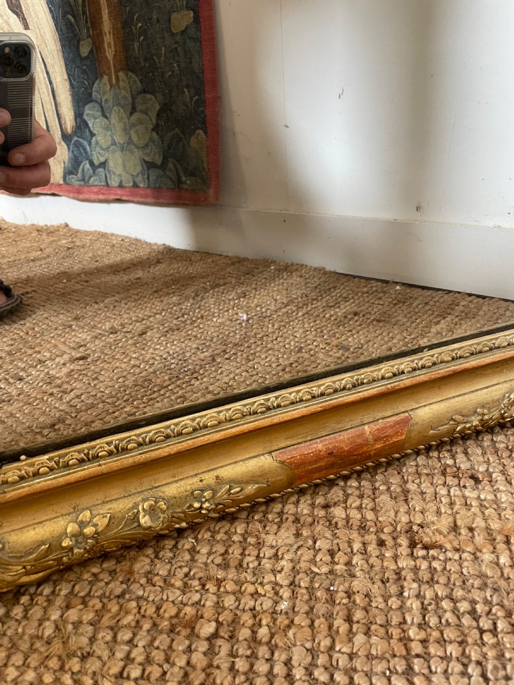 Pretty 19th century gilded mirror  View VIII