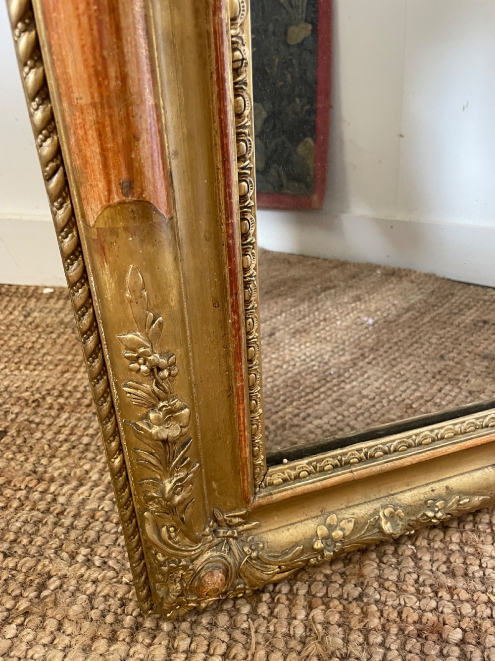 Pretty 19th century gilded mirror  View IX