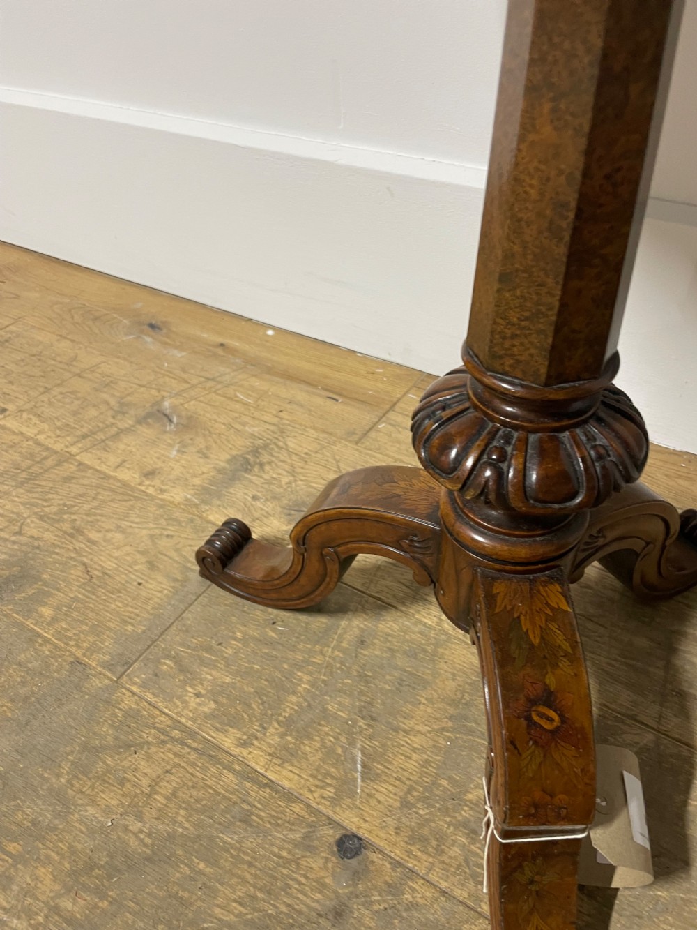 Victorian walnut chess table  View XIII