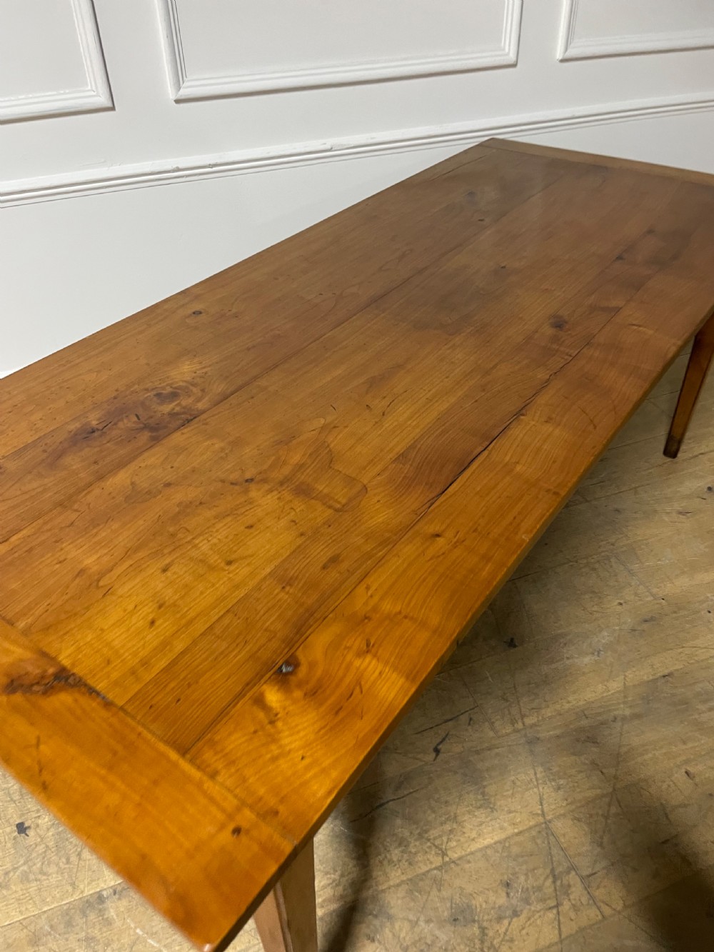 2 meter cherry wood farm house table View V