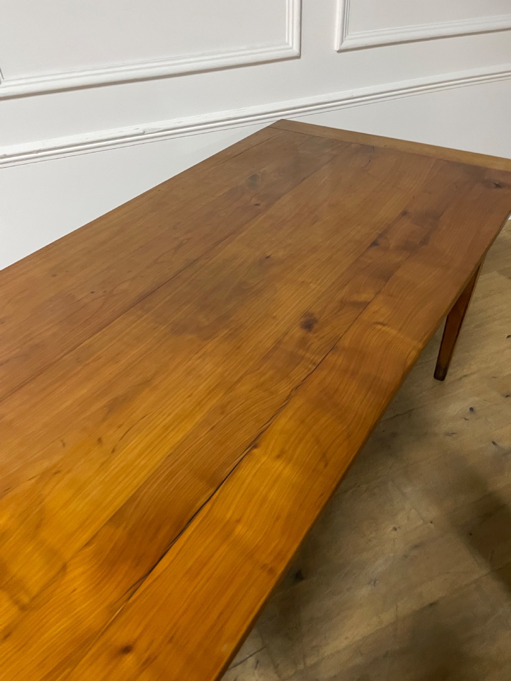 2 meter cherry wood farm house table View VI