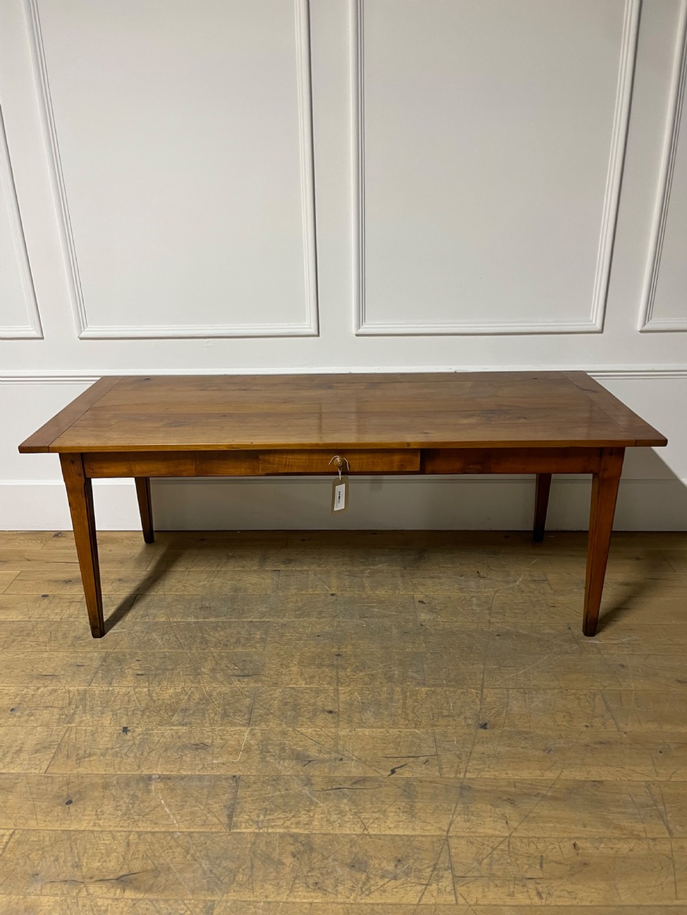 2 meter cherry wood farm house table View XI