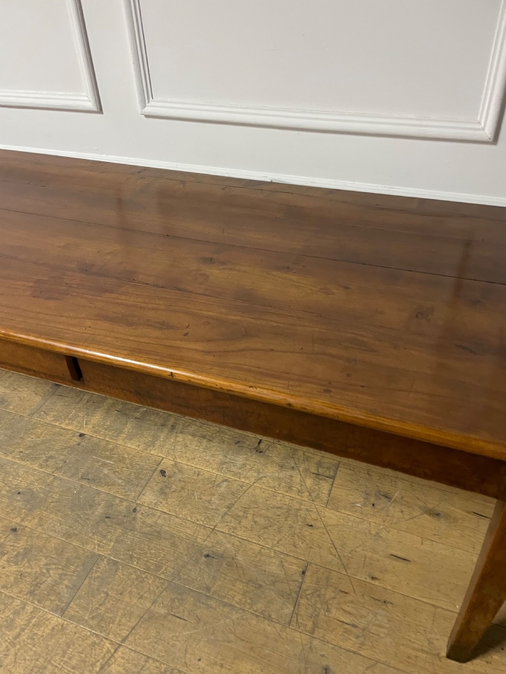 19th century cherrywood farm table 267 cms View III