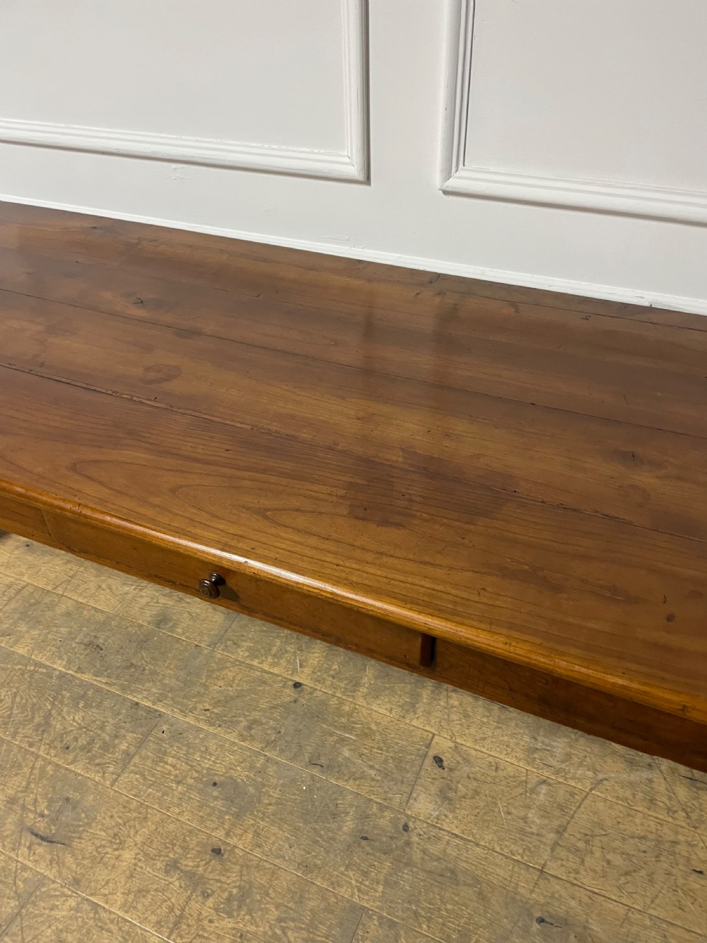 19th century cherrywood farm table 267 cms View VI
