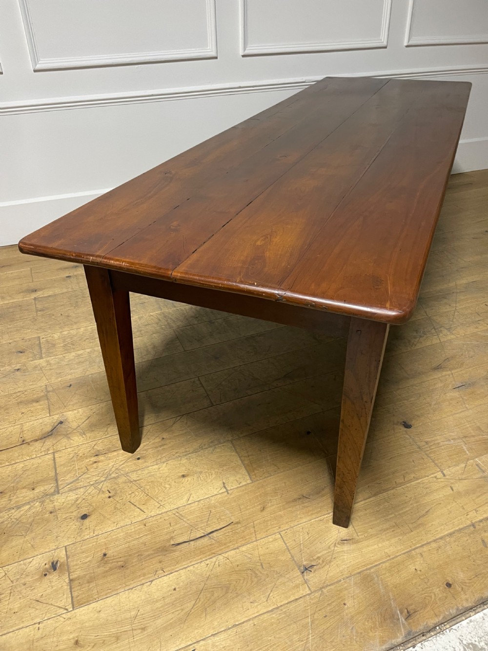 19th century cherrywood farm table 267 cms View XII