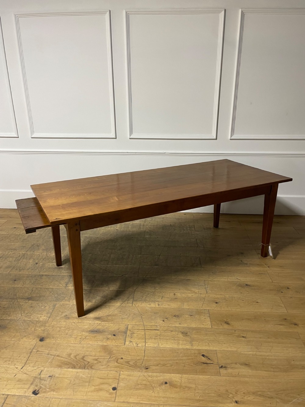 Cherry wood farm table 2m with bread slide