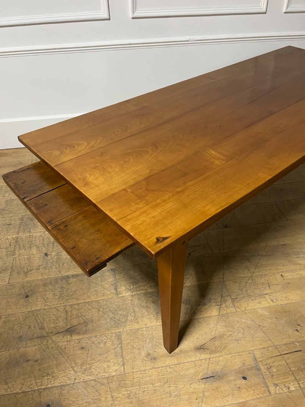 Cherry wood farm table 2m with bread slide View IV