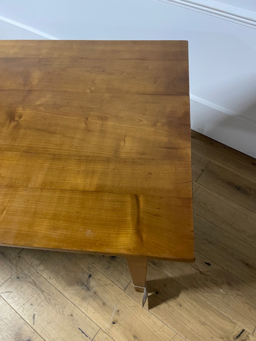 Cherry wood farm table 2m with bread slide View VIII