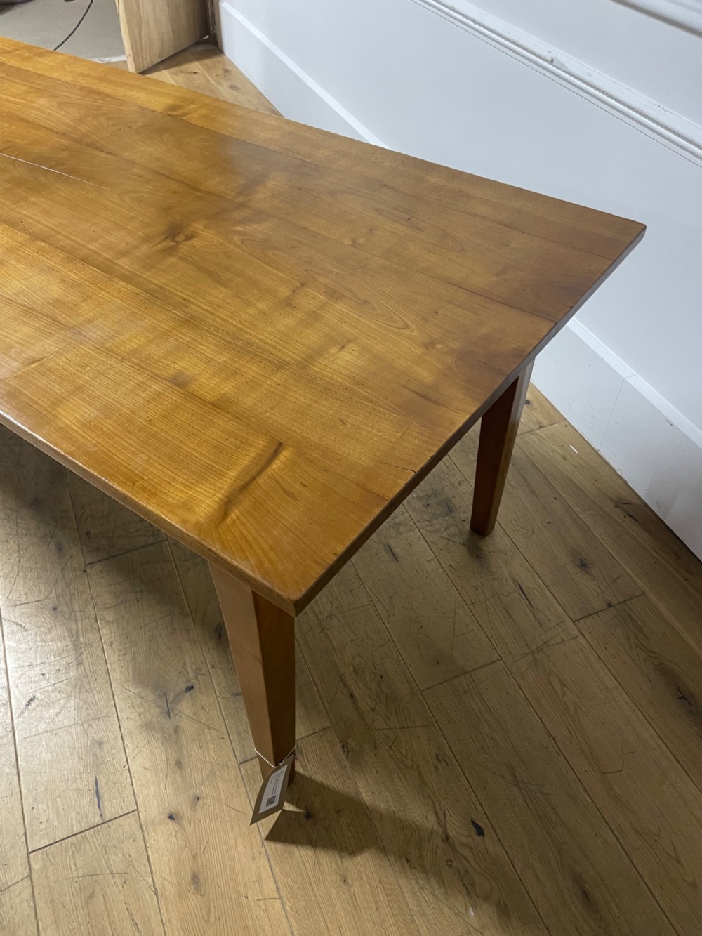 Cherry wood farm table 2m with bread slide View IX