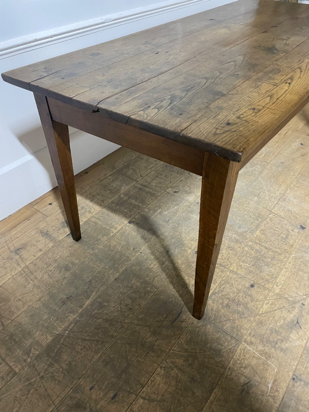 Neat sized chestnut Farmhouse table View XI