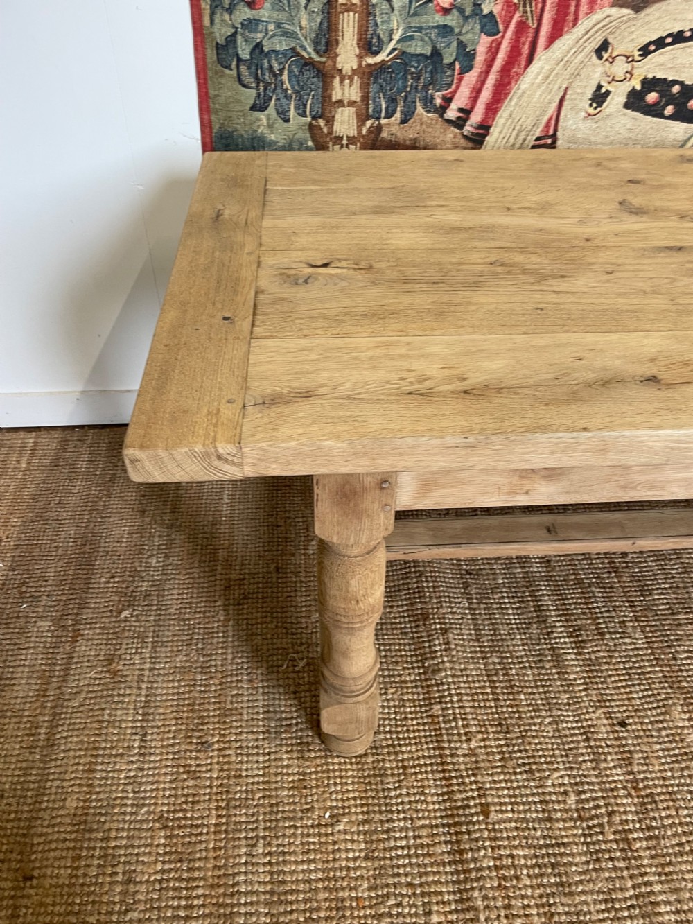 Early 20th century oak oak refectory table / farmhouse table  View IV