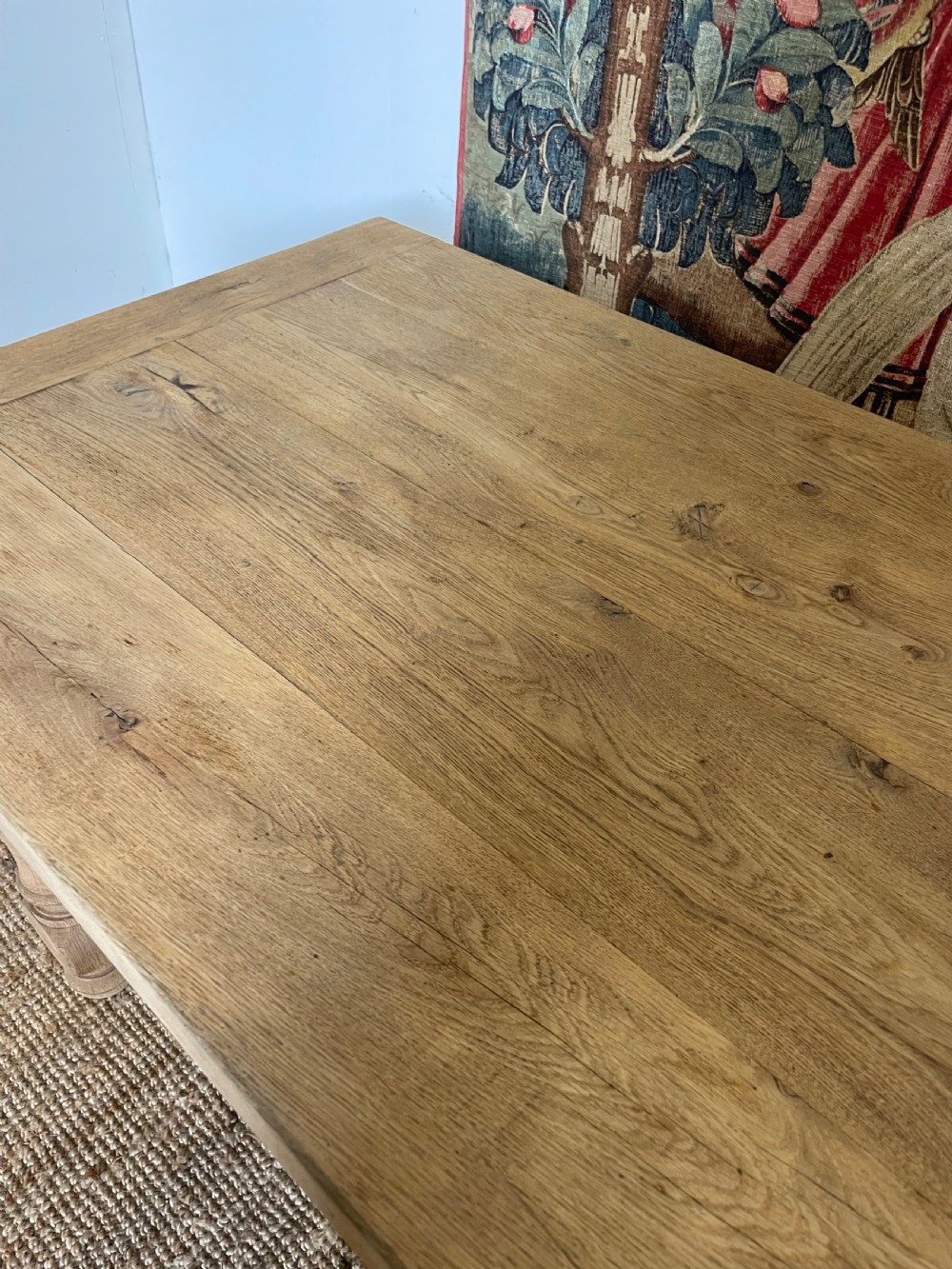Early 20th century oak oak refectory table / farmhouse table  View VI
