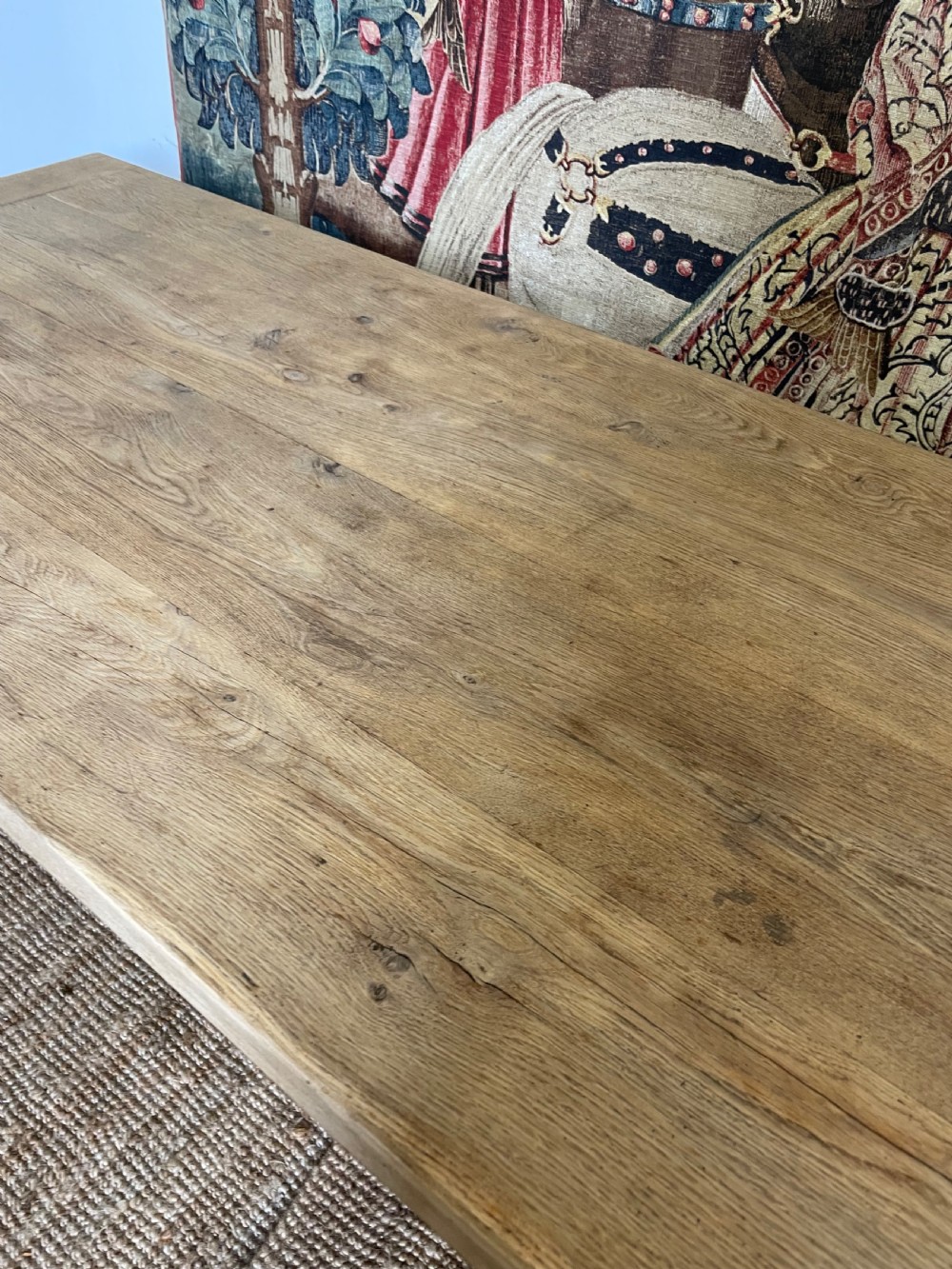 Early 20th century oak oak refectory table / farmhouse table  View VII