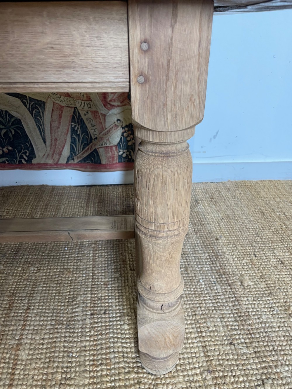 Early 20th century oak oak refectory table / farmhouse table  View IX