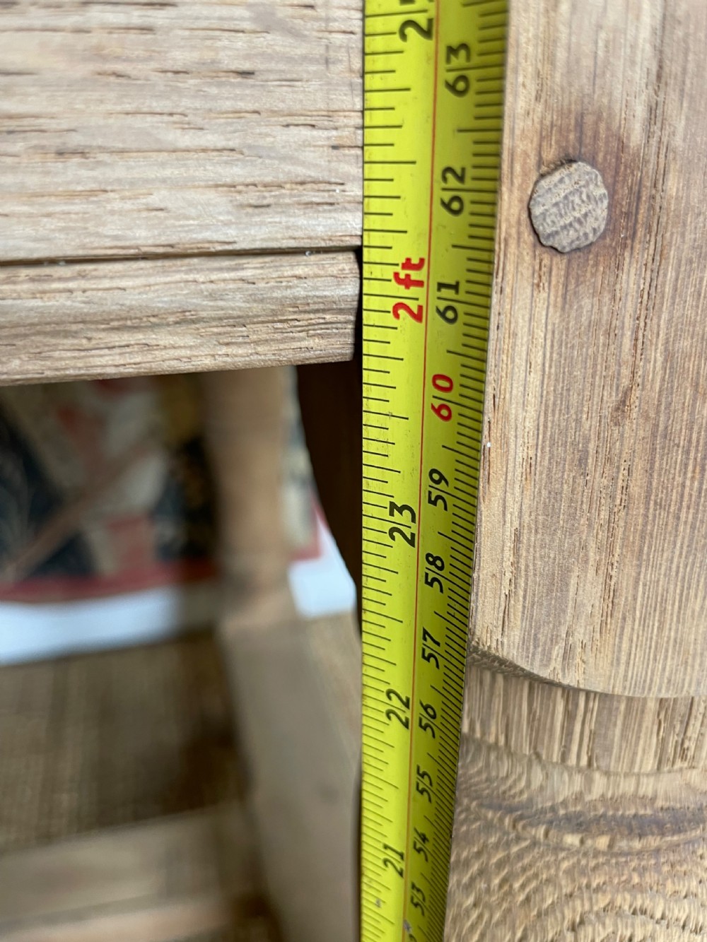 Early 20th century oak oak refectory table / farmhouse table  View XV