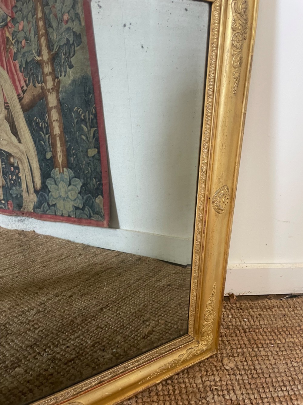 19th century gilded wall mirror , neat size View VII