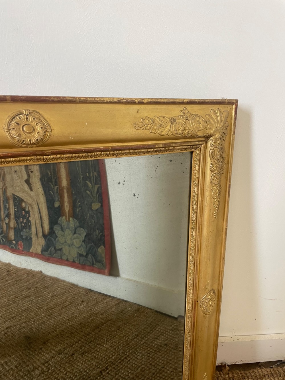 19th century gilded wall mirror , neat size View VIII