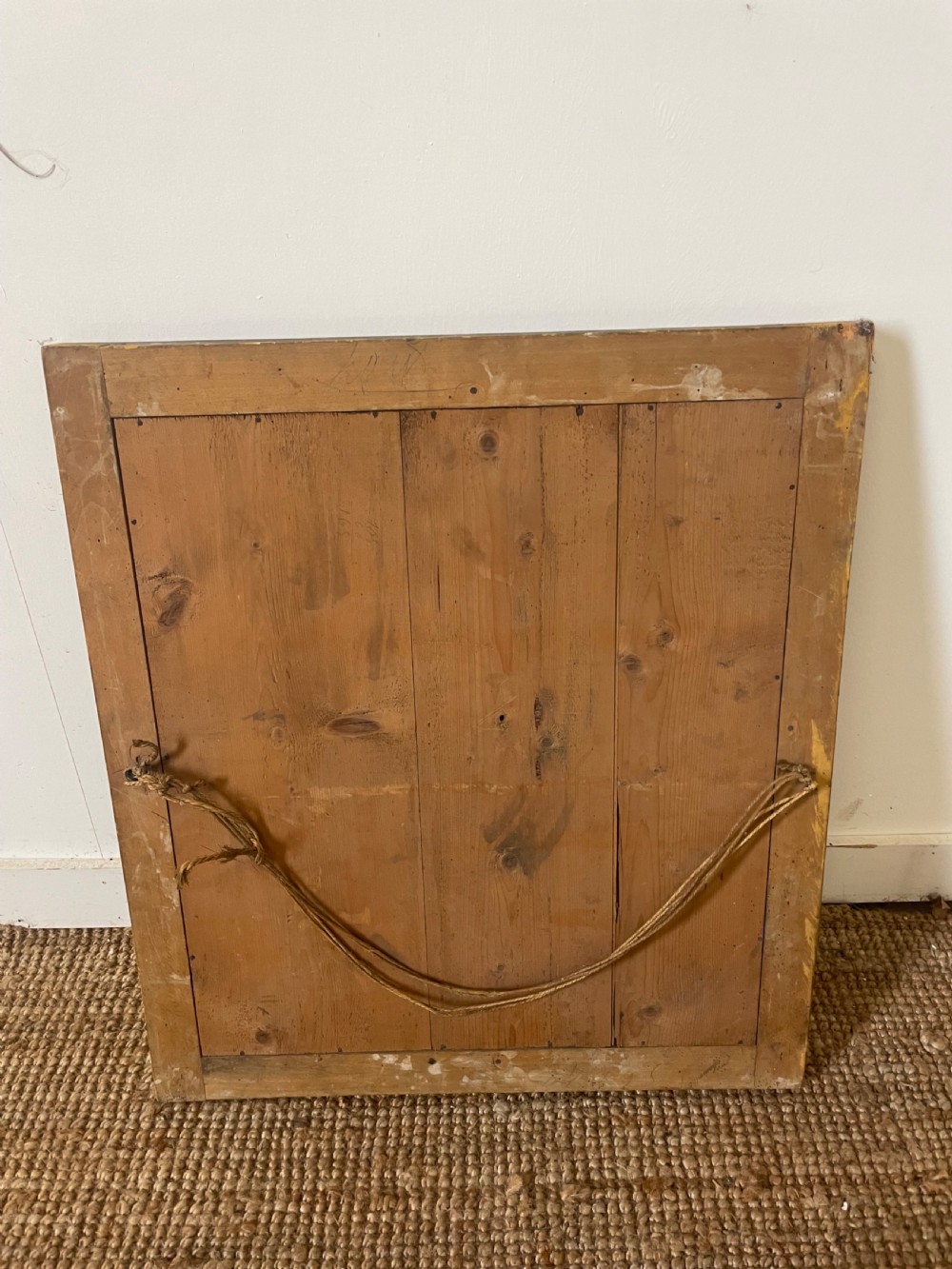19th century gilded wall mirror , neat size View X