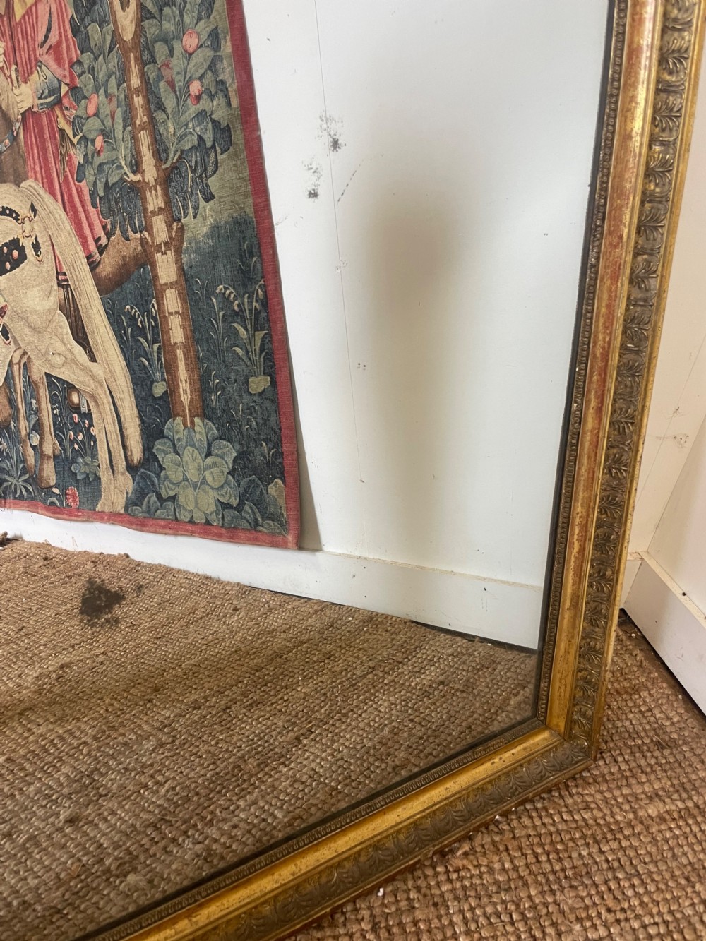 19th century french gilded wall mirror View V