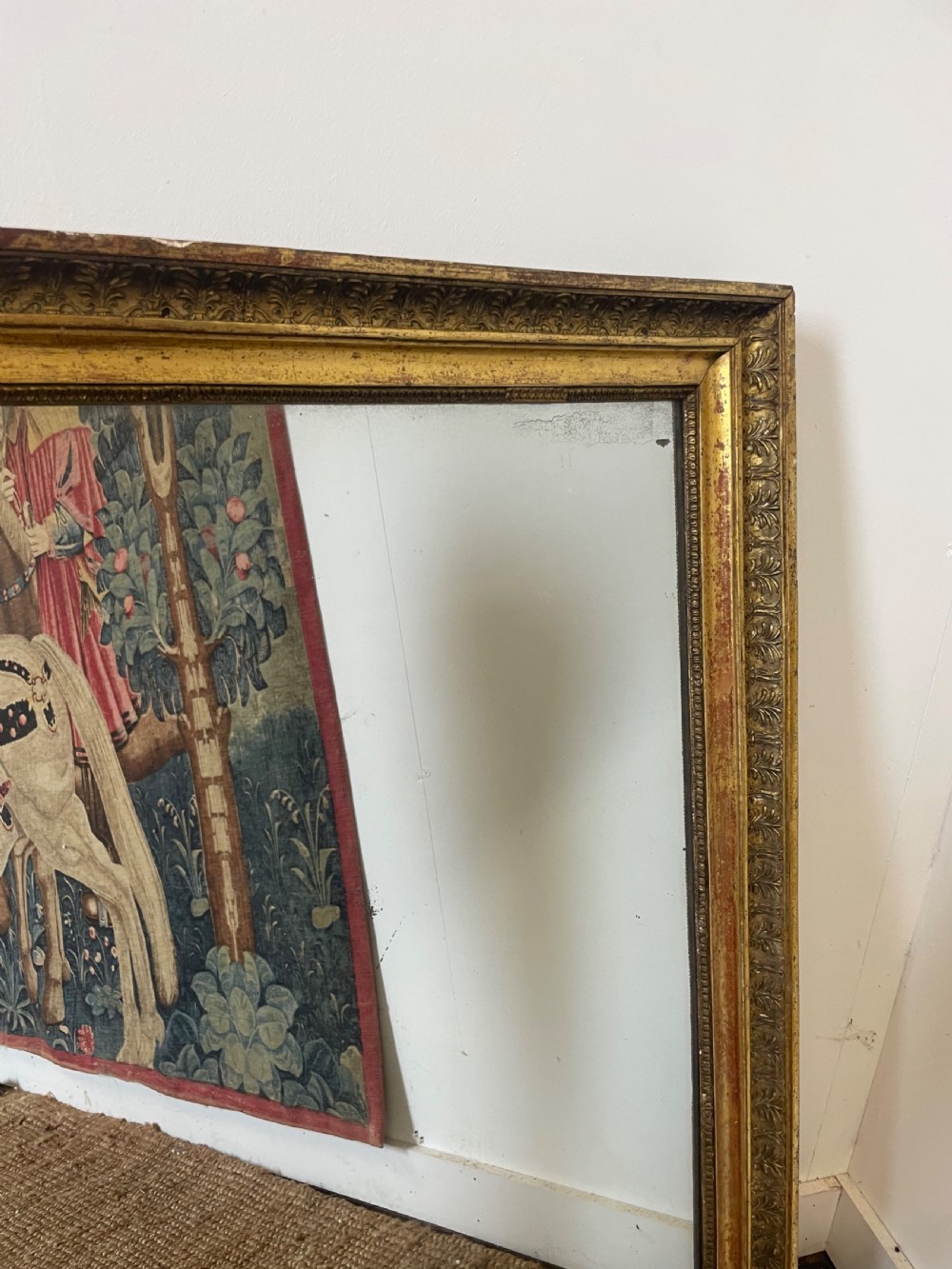 19th century french gilded wall mirror View VI