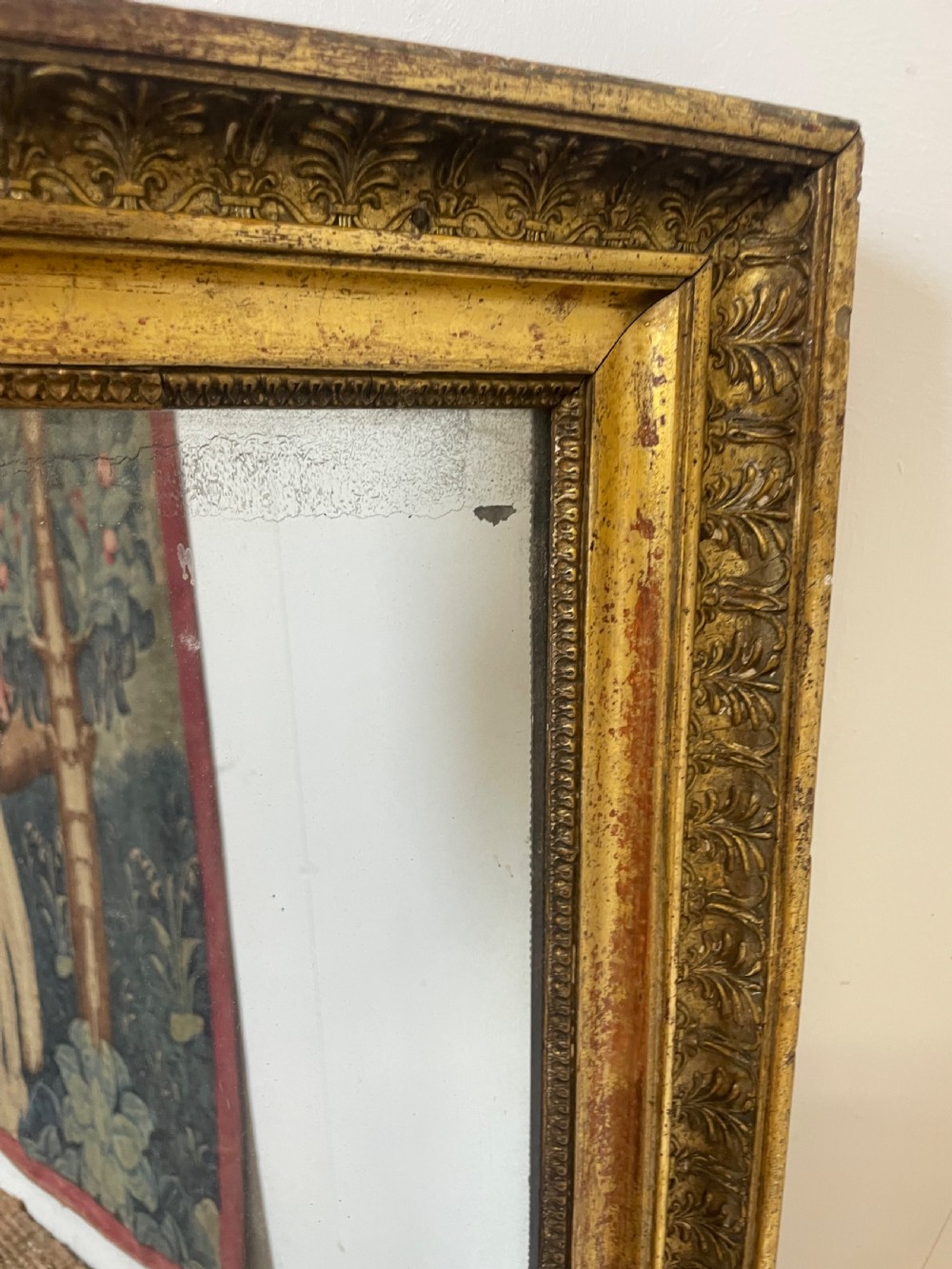 19th century french gilded wall mirror View VII