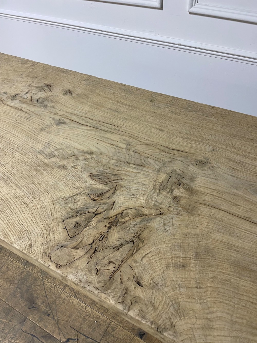 Single planked oak Farmhouse table / refectory table 2.5 meters  View X