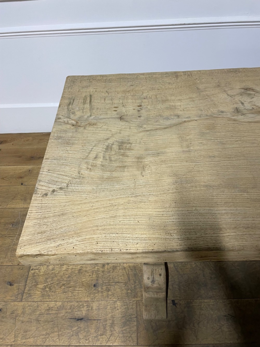 Single planked oak Farmhouse table / refectory table 2.5 meters  View XII