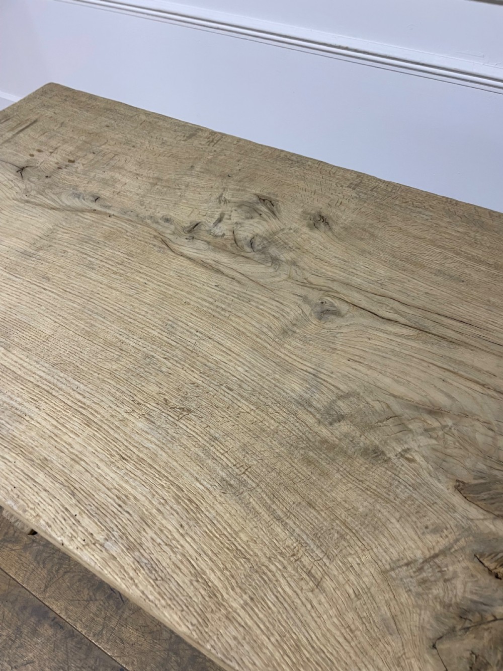 Single planked oak Farmhouse table / refectory table 2.5 meters  View XIV