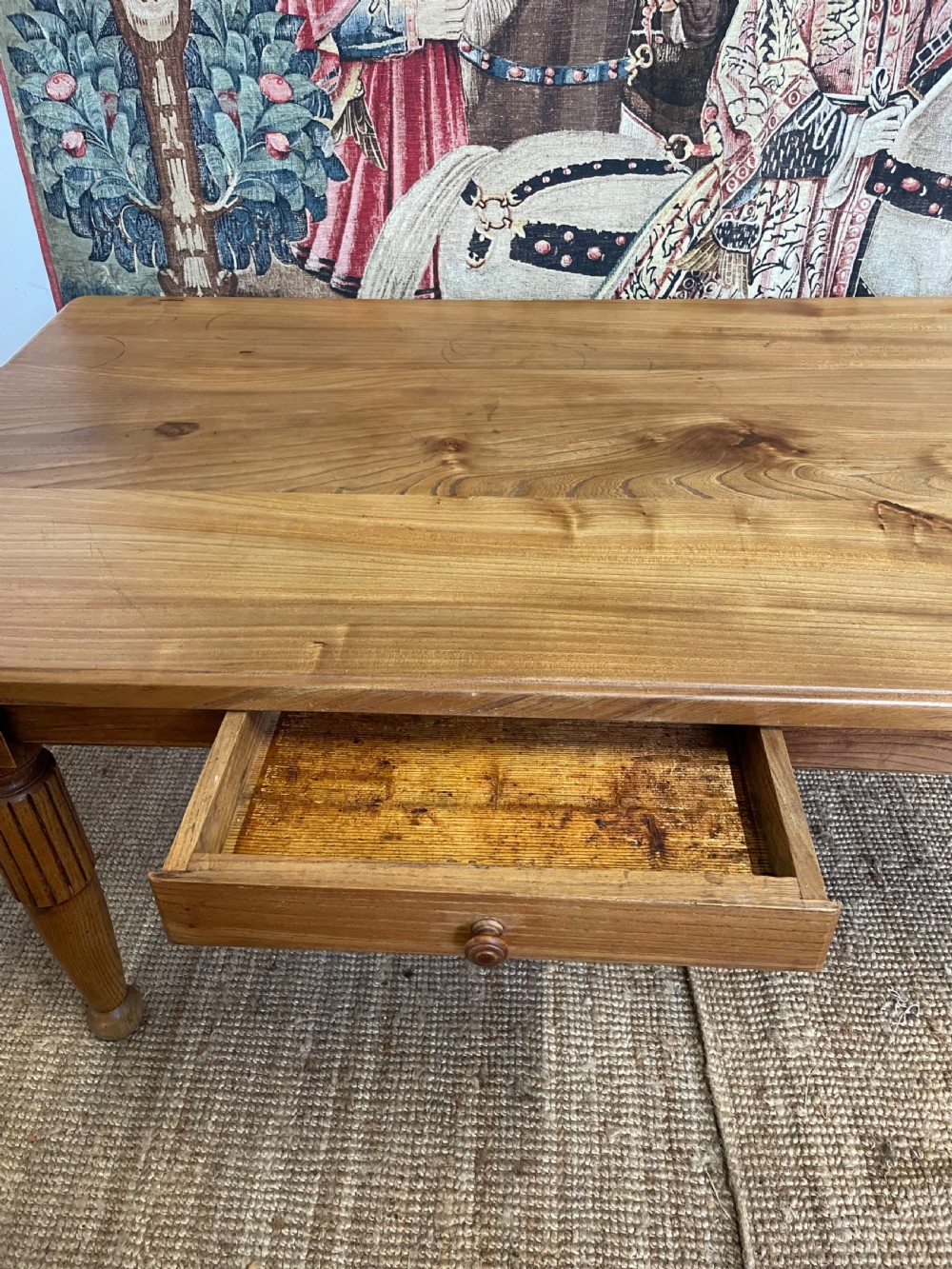 Elm Farmhouse table 2.3 meters  View XII