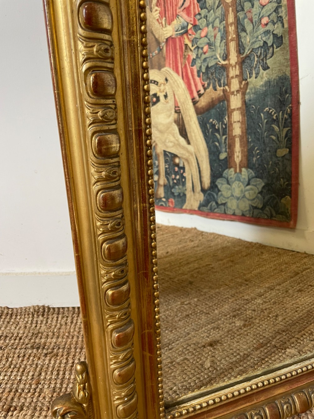 Decorative 19th French gilt mirror  View VIII