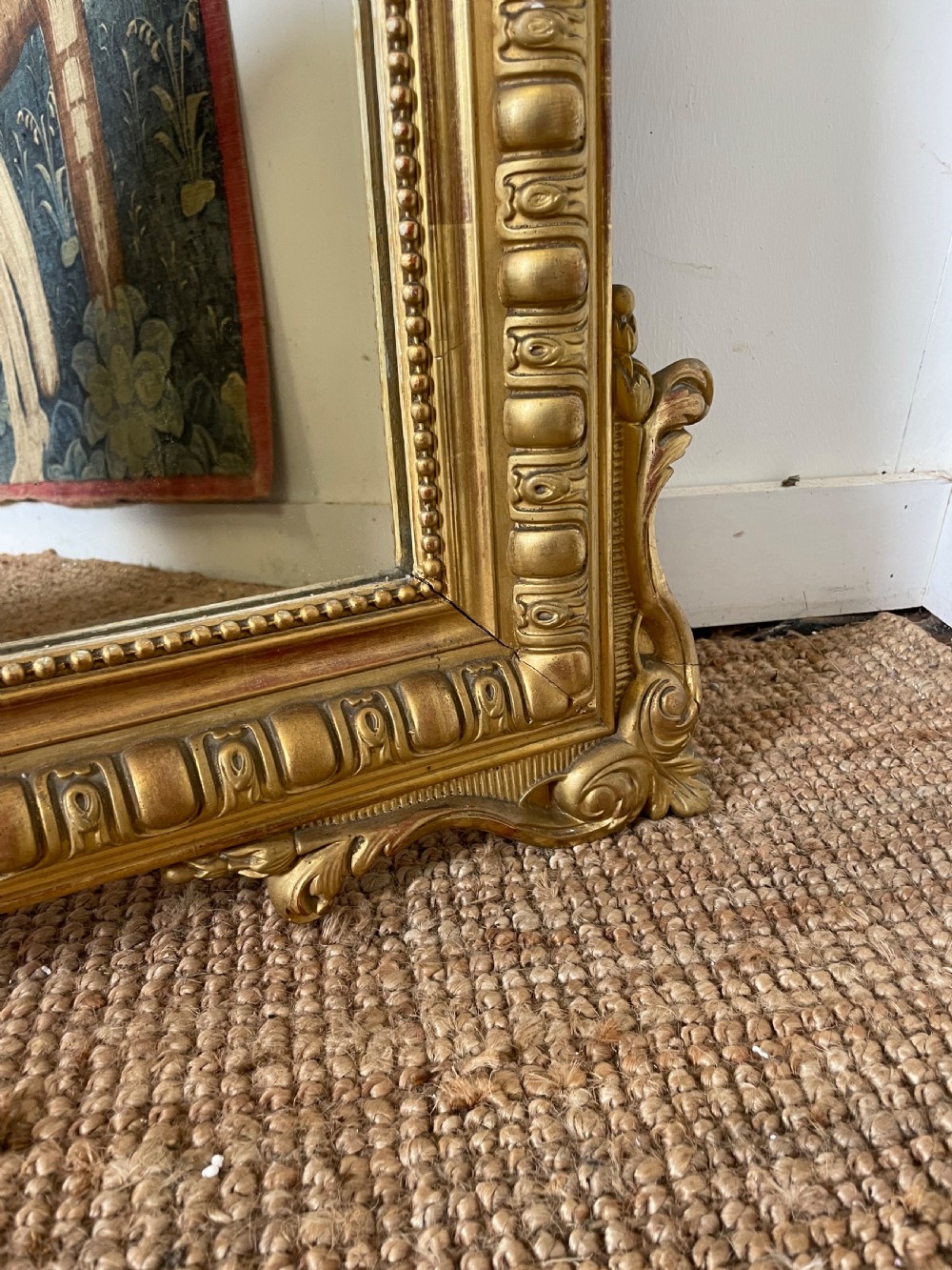 Decorative 19th French gilt mirror  View XVI