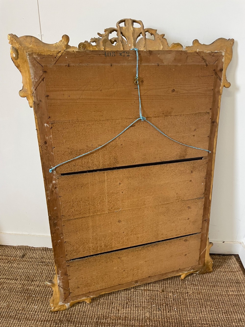 Decorative 19th French gilt mirror  View XX