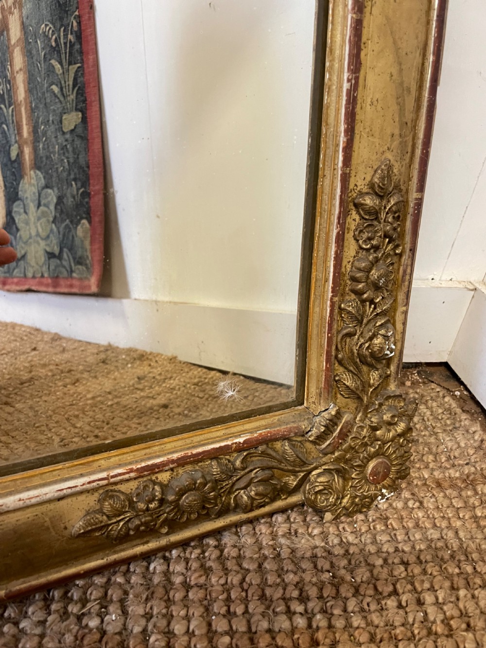 19th century gilded wall mirror  View IV