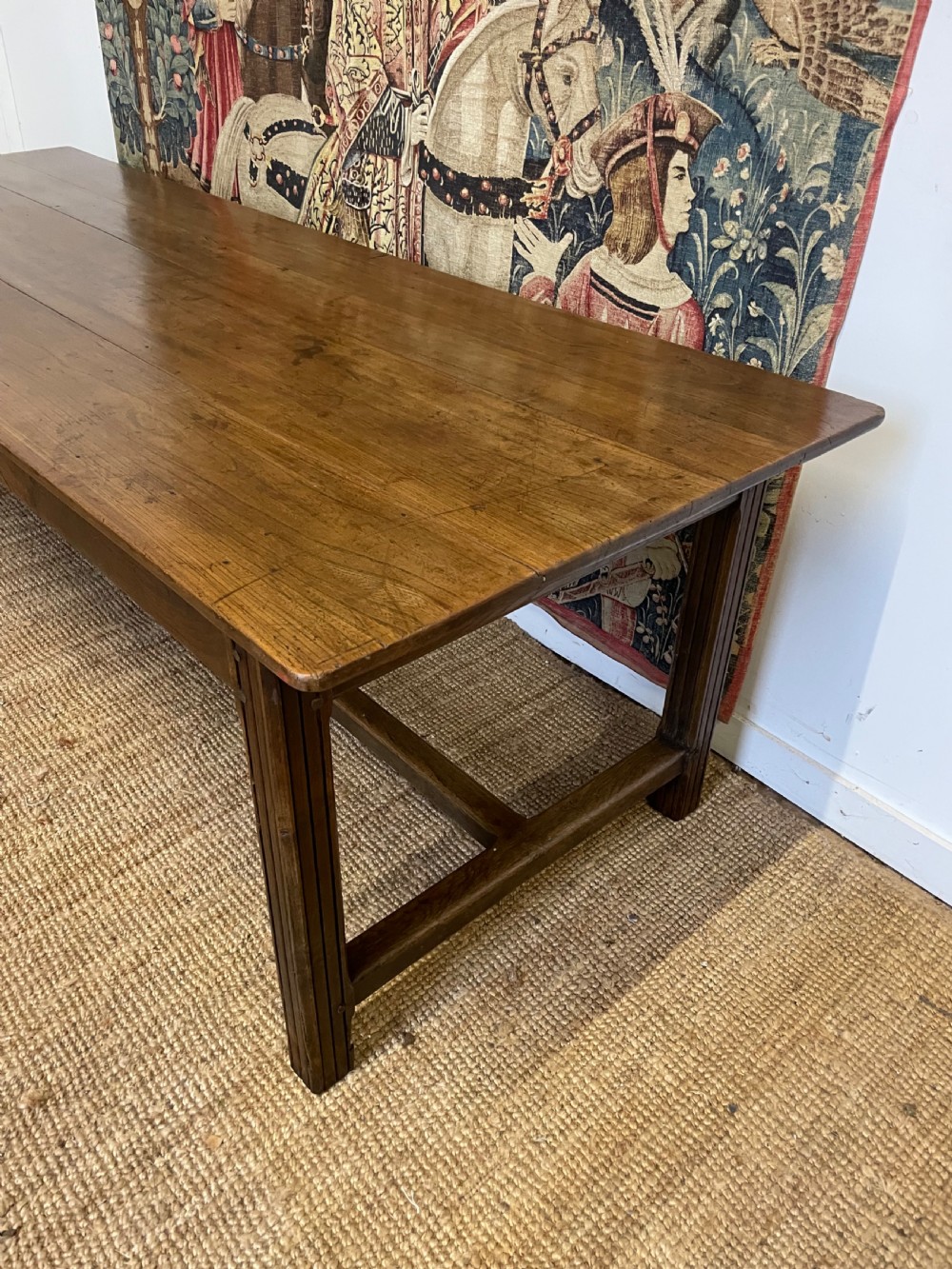 19th century oak farmhouse table  View III