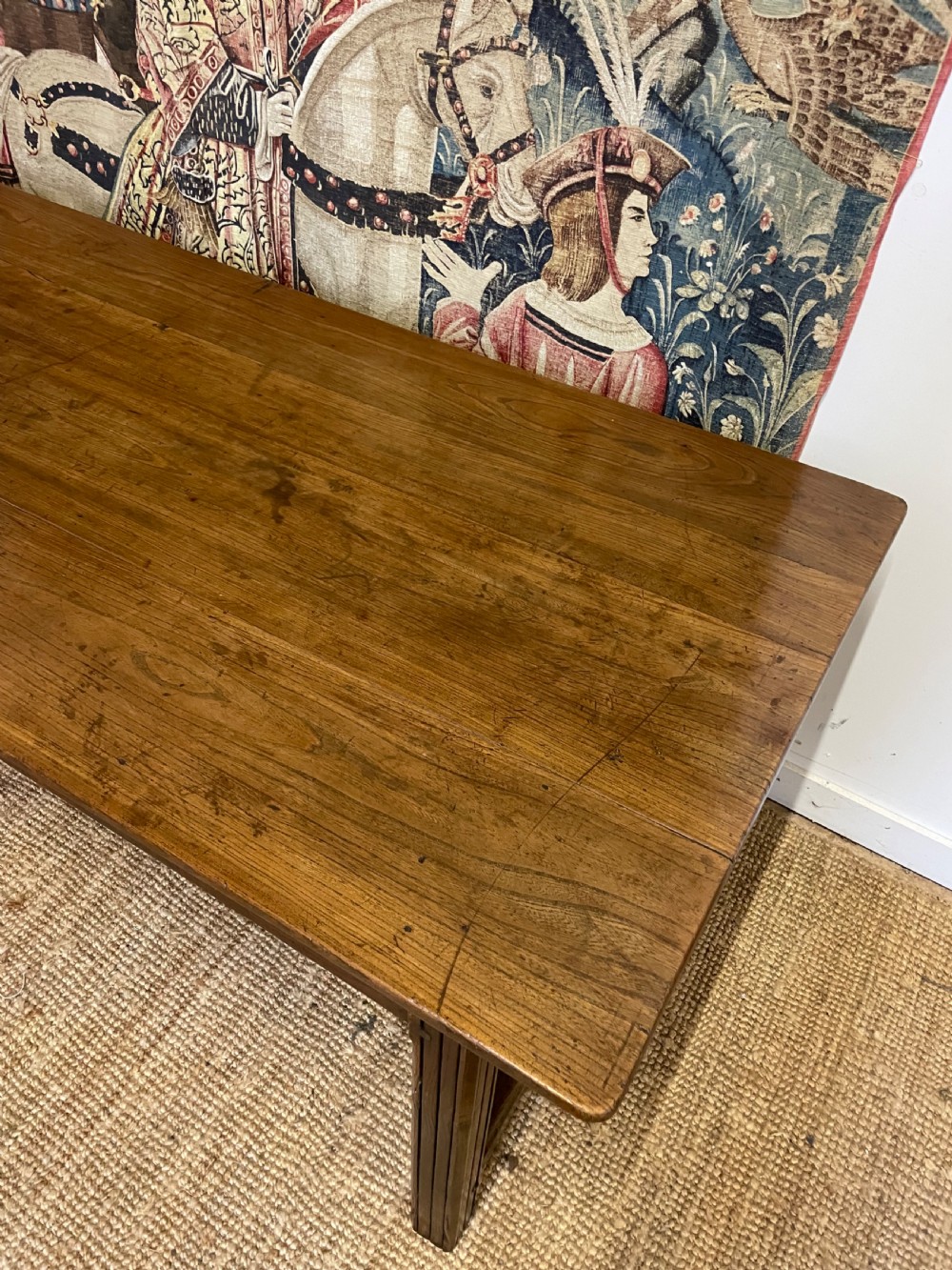19th century oak farmhouse table  View VI