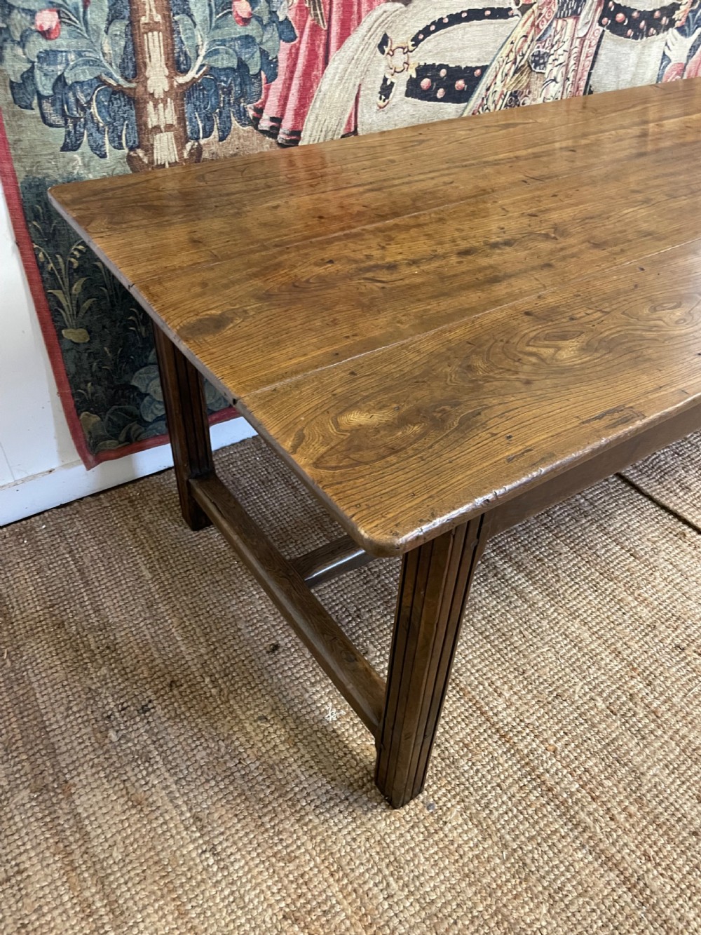 19th century oak farmhouse table  View XI